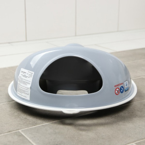 Детская накладка - сиденье на унитаз антискользящая «Совы», цвет серый Детская накладка - сиденье на унитаз антискользящая «Совы», цвет серый