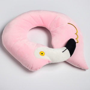 Детская подушка для путешествий «Фламинго», цвет МИКС Детская подушка для путешествий «Фламинго», цвет МИКС