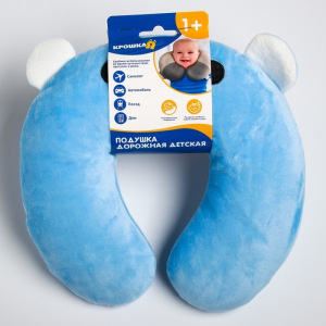 Детская подушка для путешествий «Мишутка», цвет МИКС Детская подушка для путешествий «Мишутка», цвет МИКС