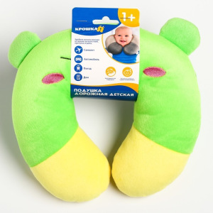 Детская подушка для путешествий «Улыбка», цвет МИКС Детская подушка для путешествий «Улыбка», цвет МИКС