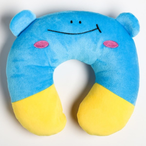 Детская подушка для путешествий «Улыбка», цвет МИКС Детская подушка для путешествий «Улыбка», цвет МИКС