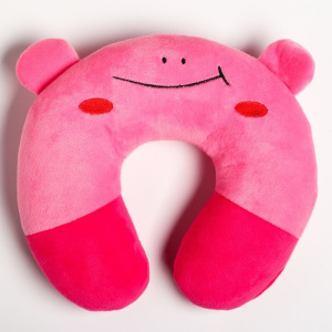 Детская подушка для путешествий «Улыбка», цвет МИКС Детская подушка для путешествий «Улыбка», цвет МИКС