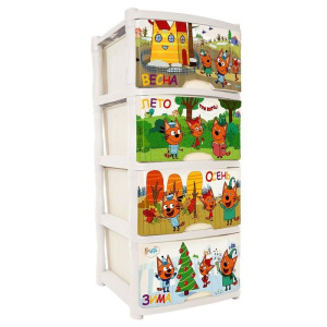 Детский комод «Три кота. Обучайка» Детский комод «Три кота. Обучайка»