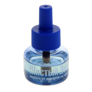 Дополнительный флакон-жидкость от комаров "Чистый дом", без запаха, 30 ночей Дополнительный флакон-жидкость от комаров "Чистый дом", без запаха, 30 ночей