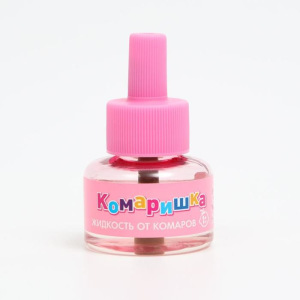 Дополнительный флакон-жидкость от комаров "Чистый дом", Комаришка, для детей, 30 ночей Дополнительный флакон-жидкость от комаров "Чистый дом", Комаришка, для детей, 30 ночей