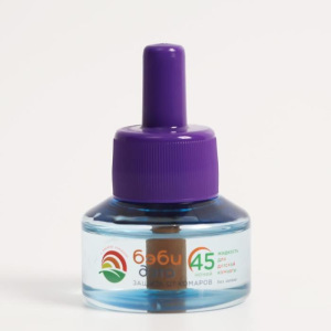 Дополнительный флакон-жидкость от комаров "ДЭТА БЭБИ", без запаха, 45 ночей, флакон, 30 мл Дополнительный флакон-жидкость от комаров "ДЭТА БЭБИ", без запаха, 45 ночей, флакон, 30 мл