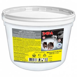 Эфа тестовые брикеты для ДЭЗ в контейнерах-дозаторах пластиковое ведро 6кг Эфа тестовые брикеты для ДЭЗ в контейнерах-дозаторах пластиковое ведро 6кг