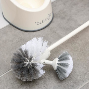 Ёрш для унитаза с подставкой Accoona, 17,5×13,5×44 см, цвет белый Ёрш для унитаза с подставкой Accoona, 17,5×13,5×44 см, цвет белый