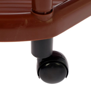 Этажерка для обуви на колёсиках, 3 яруса, 50×30×58 см, цвет МИКС Этажерка для обуви на колёсиках, 3 яруса, 50×30×58 см, цвет МИКС