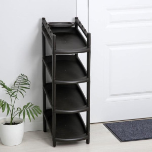 Этажерка для обуви «Узккая», 4 яруса, 41,5×25,5×81 см, цвет МИКС Этажерка для обуви «Узккая», 4 яруса, 41,5×25,5×81 см, цвет МИКС