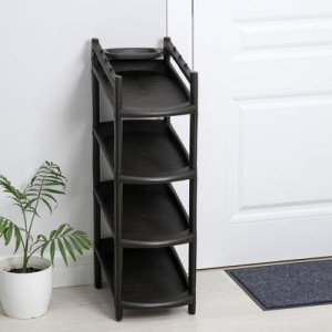 Этажерка для обуви «Узккая», 4 яруса, 41,5×25,5×81 см, цвет МИКС Этажерка для обуви «Узккая», 4 яруса, 41,5×25,5×81 см, цвет МИКС