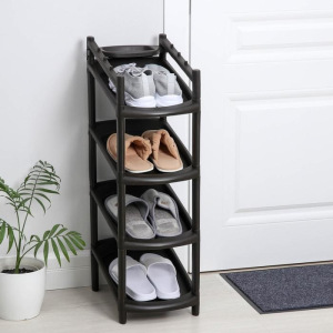 Этажерка для обуви «Узккая», 4 яруса, 41,5×25,5×81 см, цвет МИКС Этажерка для обуви «Узккая», 4 яруса, 41,5×25,5×81 см, цвет МИКС