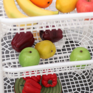 Этажерка напольная 3-х секционная, на колёсиках, цвет белый Этажерка напольная 3-х секционная, на колёсиках, цвет белый