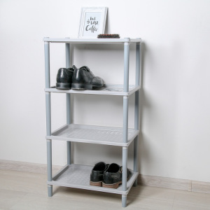 Этажерка напольная 4-х секционная «Флавия», цвет МИКС Этажерка напольная 4-х секционная «Флавия», цвет МИКС