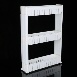 Этажерка напольная для бутылок 3-х-секционная, на колёсиках, цвет МИКС Этажерка напольная для бутылок 3-х-секционная, на колёсиках, цвет МИКС