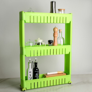 Этажерка напольная для бутылок 3-х-секционная, на колёсиках, цвет МИКС Этажерка напольная для бутылок 3-х-секционная, на колёсиках, цвет МИКС