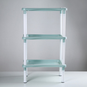 Этажерка напольная с полками 3-х секционная Krita, цвет серая мистерия Этажерка напольная с полками 3-х секционная Krita, цвет серая мистерия