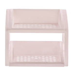 Этажерка настольная 2-х секционная, цвет белый Этажерка настольная 2-х секционная, цвет белый