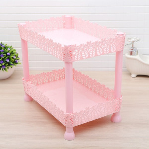 Этажерка настольная 2-х ярусная «Ромашки», прямоугольная, цвет МИКС Этажерка настольная 2-х ярусная «Ромашки», прямоугольная, цвет МИКС