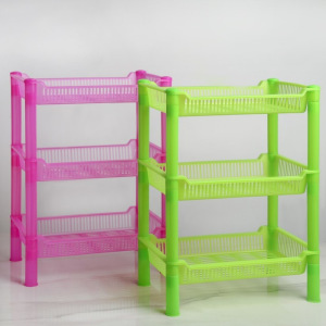 Этажерка настольная 3-х секционная, цвет МИКС Этажерка настольная 3-х секционная, цвет МИКС