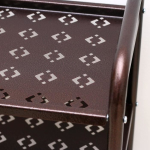 Этажерка «Принт», 4 яруса, 44×32×78 см, цвет медный антик Этажерка «Принт», 4 яруса, 44×32×78 см, цвет медный антик