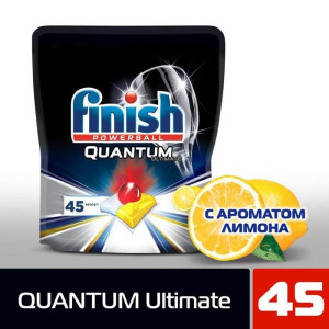 FINISH Ultimate Капсулы для посудомоечных машин Лимон 45 шт дойпак FINISH Ultimate Капсулы для посудомоечных машин Лимон 45 шт дойпак