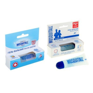 Гель бальзам Mosquitall Скорая помощь после укусов 10 мл Гель бальзам Mosquitall Скорая помощь после укусов 10 мл