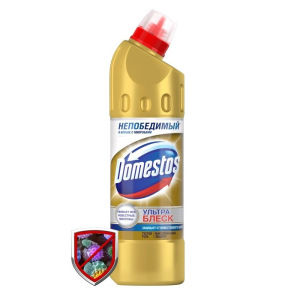 Гель чистящий для унитаза Domestos «Ультра блеск», 500 мл Гель чистящий для унитаза Domestos «Ультра блеск», 500 мл