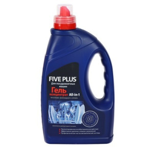 Гель для посудомоечных машин Five Plus Концентрат, 1250 мл Гель для посудомоечных машин Five Plus Концентрат, 1250 мл