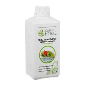 Гель для стирки детского белья Clean home универсальный, 1Л Гель для стирки детского белья Clean home универсальный, 1Л