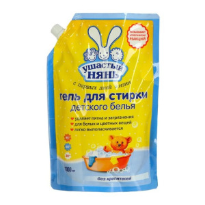 Гель для стирки детского белья Ушастый нянь, дой-пак, 1 л Гель для стирки детского белья Ушастый нянь, дой-пак, 1 л
