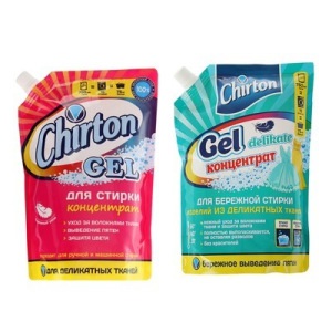 Гель для стирки концентрированный Chirton для деликатных тканей 750мл Гель для стирки концентрированный Chirton для деликатных тканей 750мл