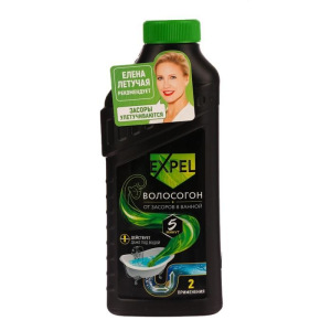 Гель, EXPEL ВОЛОСОГОН, для устранения засоров от волос, 500 мл Гель, EXPEL ВОЛОСОГОН, для устранения засоров от волос, 500 мл