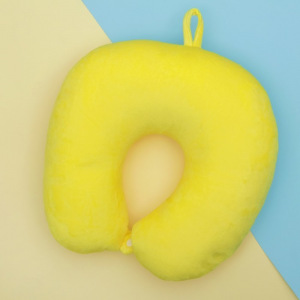 Игрушка-антистресс «Полосатик», подголовник с заклёпкой, цвет жёлтый Игрушка-антистресс «Полосатик», подголовник с заклёпкой, цвет жёлтый