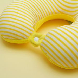 Игрушка-антистресс «Полосатик», подголовник с заклёпкой, цвет жёлтый Игрушка-антистресс «Полосатик», подголовник с заклёпкой, цвет жёлтый