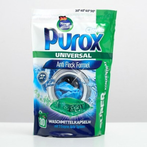 Капсулы для стирки Purox universal, 30 шт Капсулы для стирки Purox universal, 30 шт