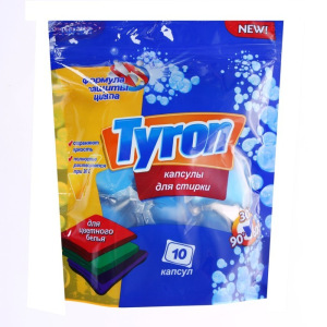 Капсулы для стирки Tyron для цветного белья 10 шт Капсулы для стирки Tyron для цветного белья 10 шт