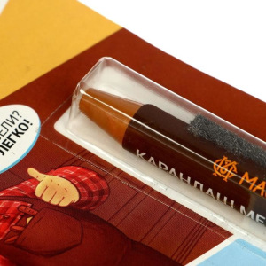 Карандаш мебельный, цвет: орех миланский, блистер, 5 г Карандаш мебельный, цвет: орех миланский, блистер, 5 г