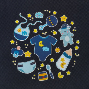 Кармашек на детскую кроватку "Наше маленькое чудо", 2 отделения Кармашек на детскую кроватку "Наше маленькое чудо", 2 отделения