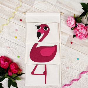 Кармашек подвесной водонепроницаемый «Фламинго», карман: 28,5 × 17 см Кармашек подвесной водонепроницаемый «Фламинго», карман: 28,5 × 17 см