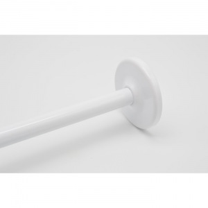 Карниз для душа "Душ Сити" R80, белый Карниз для душа "Душ Сити" R80, белый