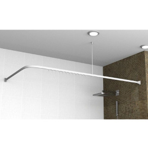 Карниз для шторы в ванную, гибкий, 100 х 3 см Карниз для шторы в ванную, гибкий, 100 х 3 см