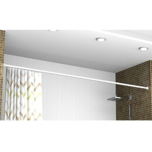 Карниз для шторы в ванную, гибкий, 100 х 3 см Карниз для шторы в ванную, гибкий, 100 х 3 см