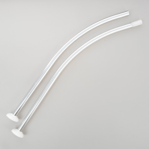 Карниз для ванной комнаты дуговой, 80×80 см, нержавеющая сталь Карниз для ванной комнаты дуговой, 80×80 см, нержавеющая сталь