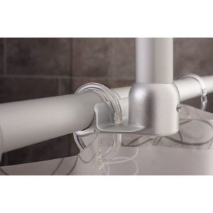 Карниз для ванной опорный вертикальный 55 см, цвет белый Карниз для ванной опорный вертикальный 55 см, цвет белый