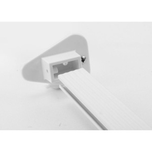 Карниз для ванной (современный дизайн) универсальный, цвет белый Карниз для ванной (современный дизайн) универсальный, цвет белый