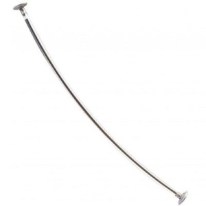 Карниз полуовал, для ванной с раздвижной системой монтажа Карниз полуовал, для ванной с раздвижной системой монтажа