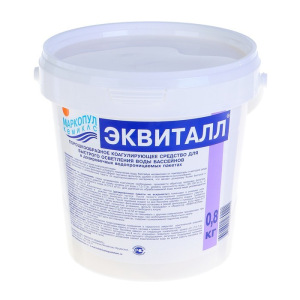 Коагулянт осветлитель воды "Эквиталл", порошок, ведро, 0,8 кг Коагулянт осветлитель воды "Эквиталл", порошок, ведро, 0,8 кг