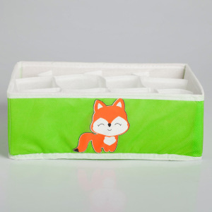Кофр для белья «Лиса»,12 ячеек Кофр для белья «Лиса»,12 ячеек