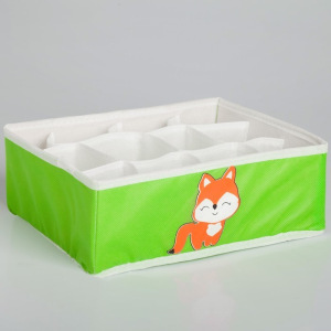 Кофр для белья «Лиса»,12 ячеек Кофр для белья «Лиса»,12 ячеек